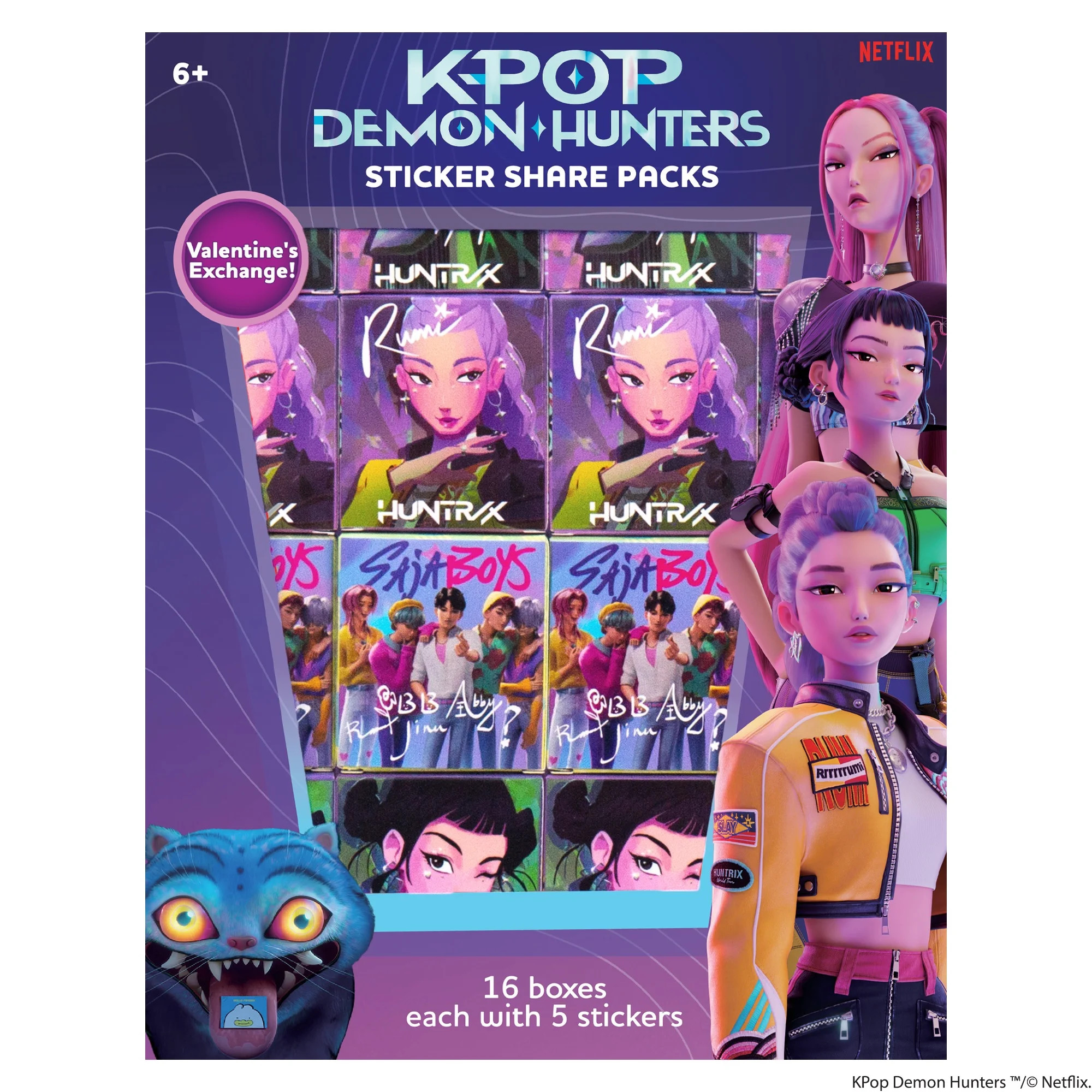 Netflix KPop Demon Hunters™ Sticker Share Packs (Walmart Exclusive) | Walmart (US)