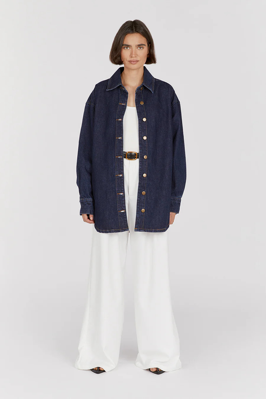 KALLEN INDIGO DENIM SHACKET | DISSH