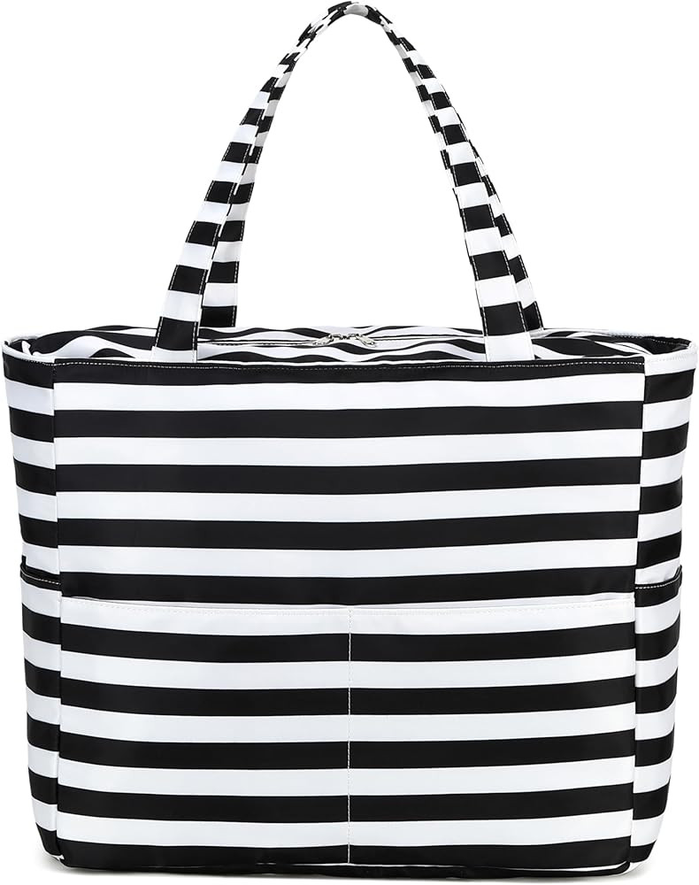Bluboon Waterproof Beach Tote Pool Bags for Women Ladies Extra Large Carry On Bag With Wet Compar... | Amazon (US)