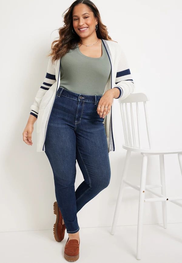 Plus Size m jeans by maurices™ Classic Skinny Curvy High Rise Jean | Maurices