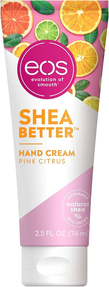 eos Hand Cream - Pink Citrus | Natural Shea Butter Hand Lotion and Skin Care | 24 Hour Hydration ... | Amazon (US)