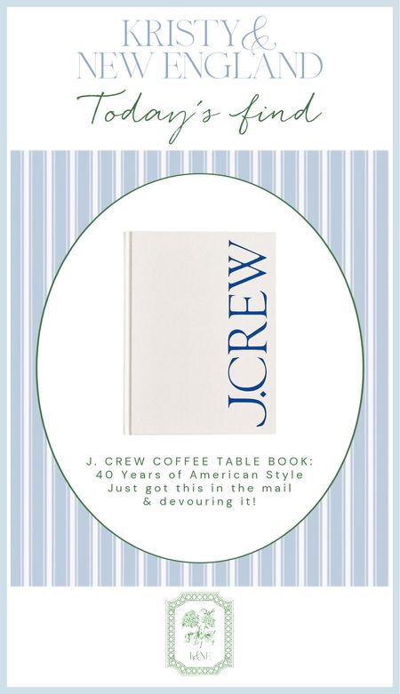Where all my J. Crew lovers at?!! Just arrived and been devouring it: Coffee Table Book: J. CREW Forty Years of American Style

#LTKGiftGuide #LTKHoliday #LTKover40