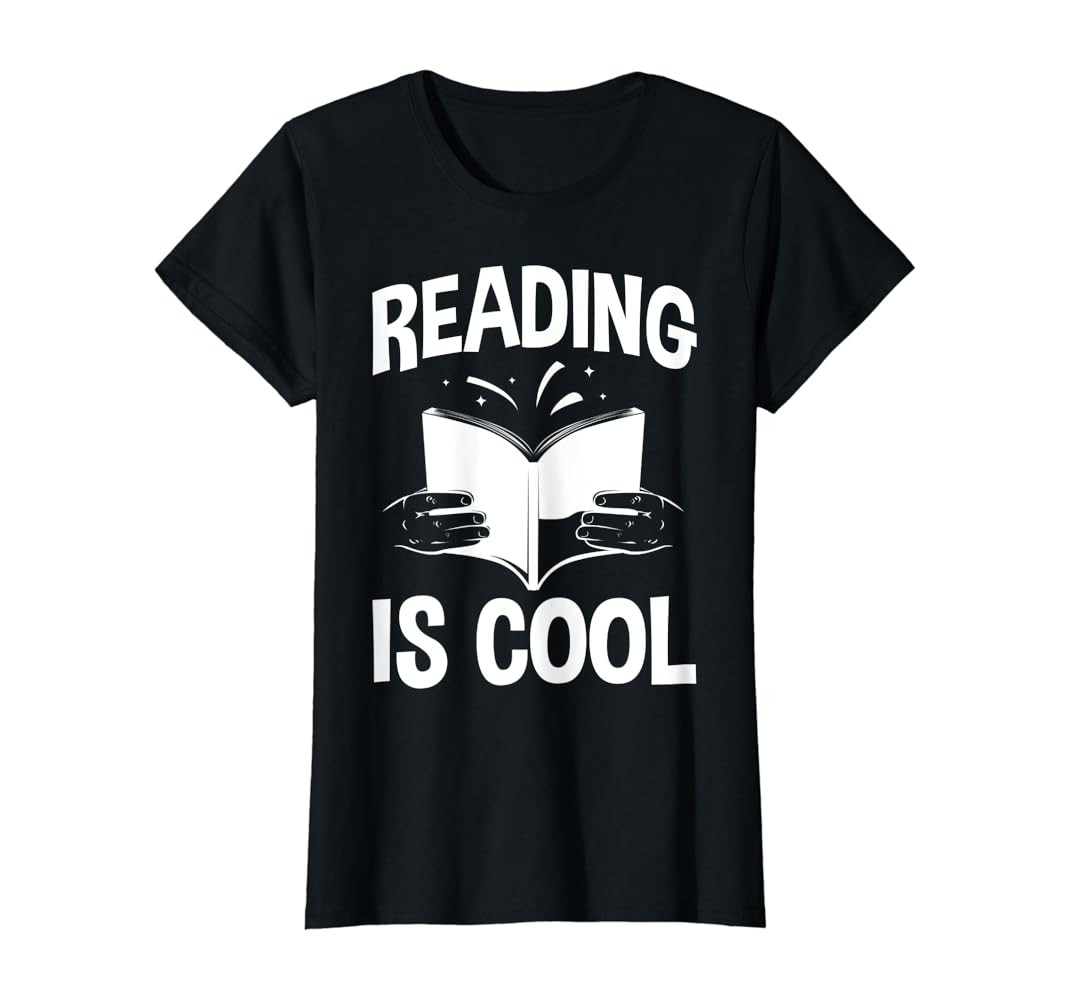 Reading Is Cool English Teacher English Grammar Checker T-Shirt | Amazon (US)