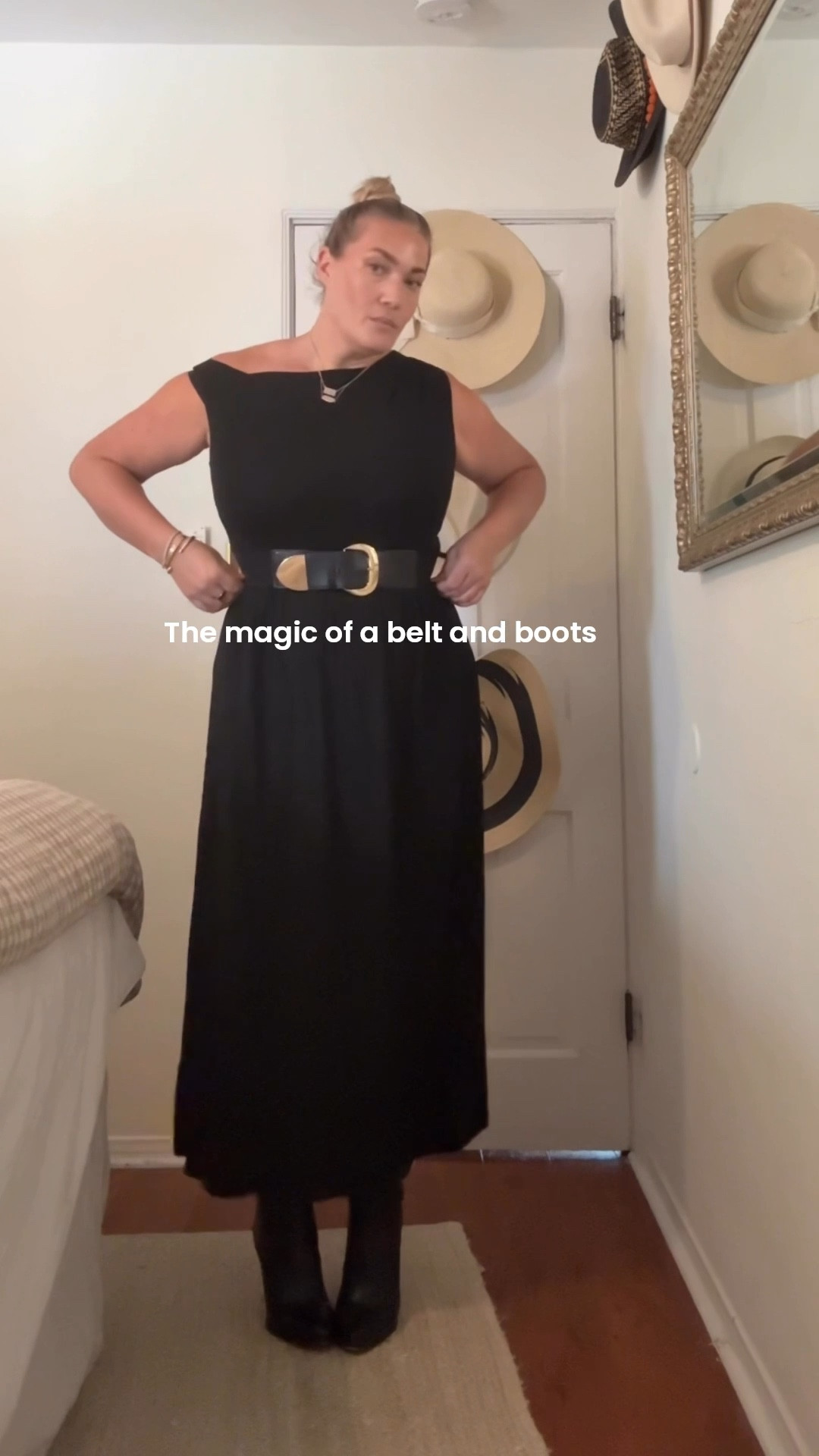 Add a belt and boots to any dress this fall and look more put together  

#LTKSeasonal #LTKMidsize #LTKStyleTip