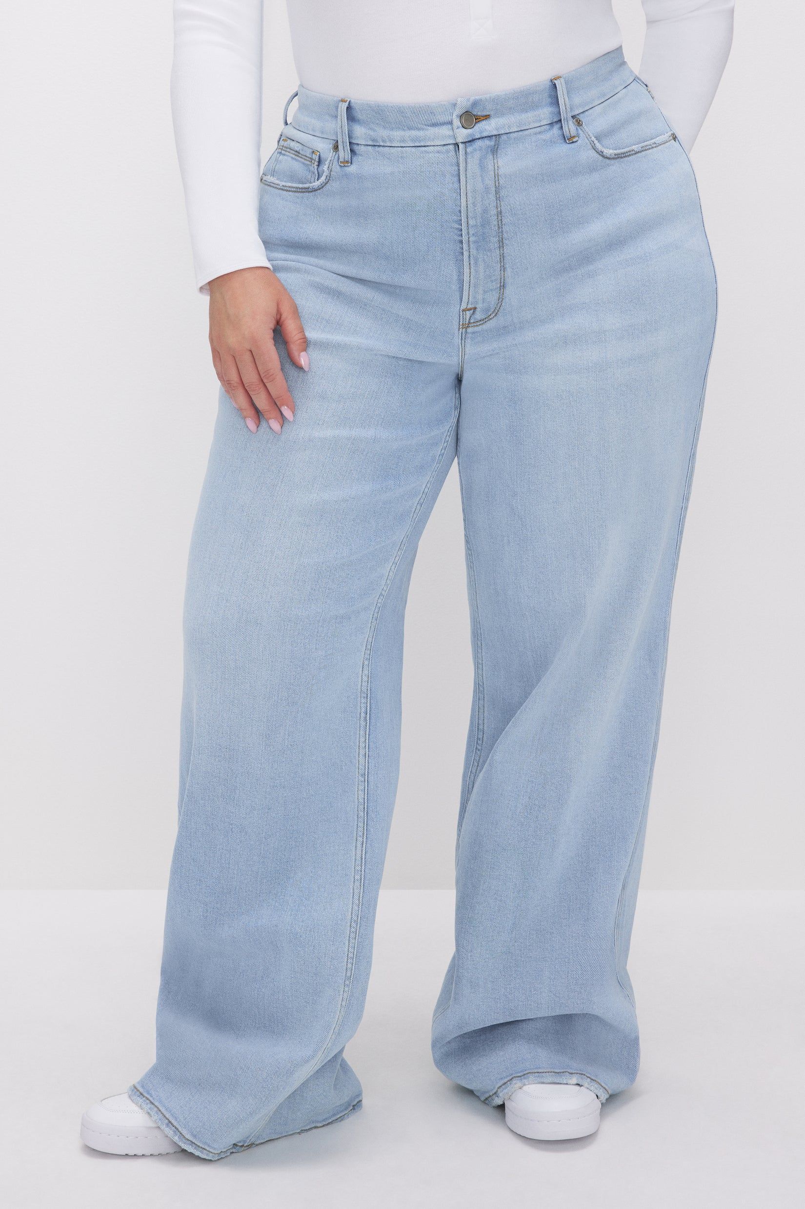 GOOD SKATE WIDE LEG JEANS | Good American