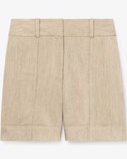 Caitlin Short - Slubbed Stretch Linen :: Biscotti | MM LaFleur