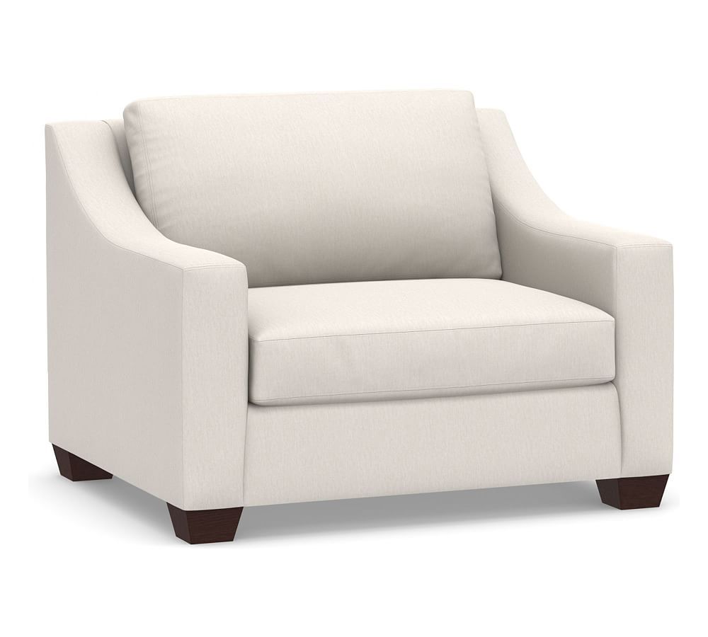 York Slope Arm Chair and a Half | Pottery Barn (US)