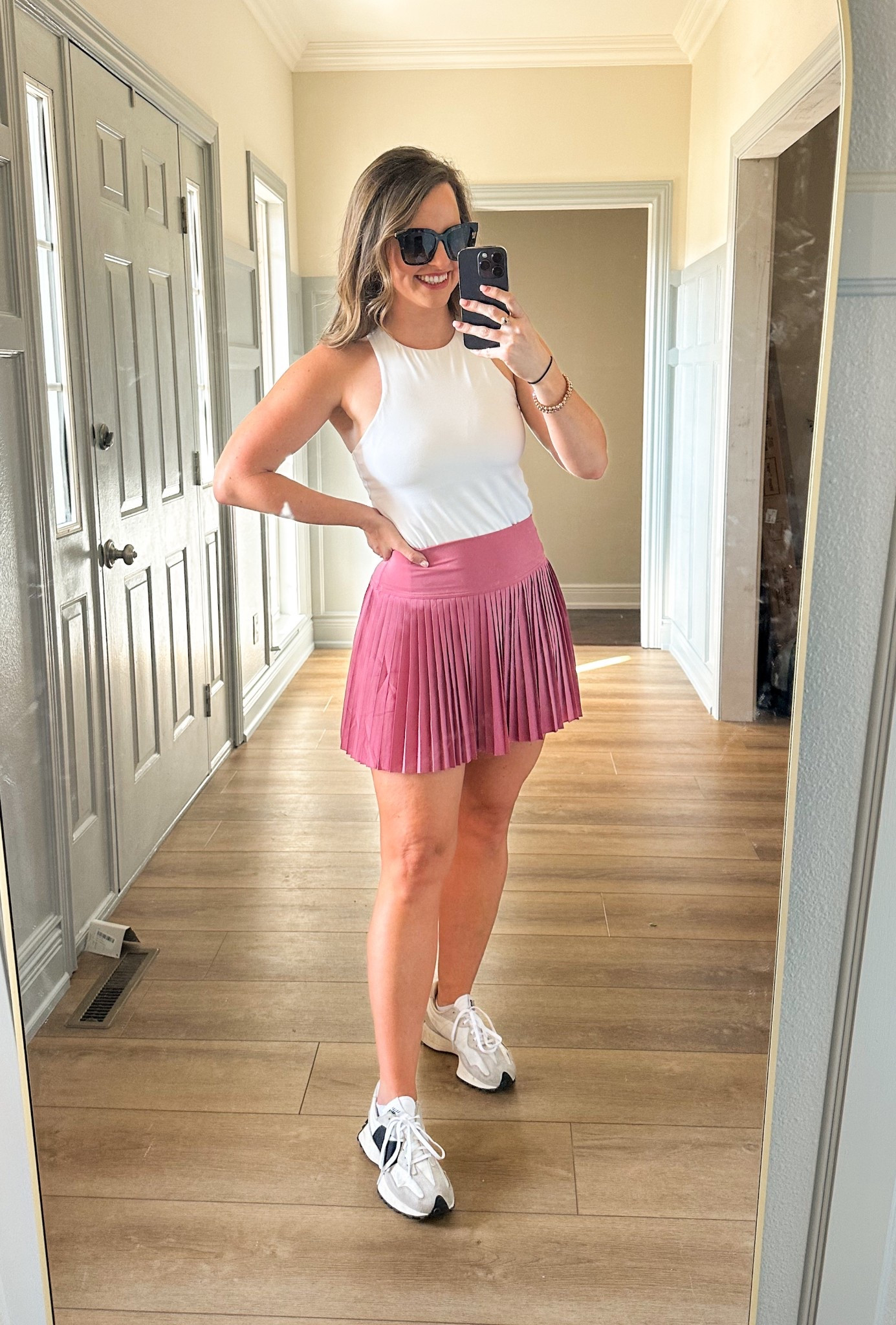 Last day of the Amazon big spring sale. Here’s an easy spring outfit you can recreate!! this skirt is on sale for $28 and I can’t get enough of it! Such a cute casual mom outfit. Paired it with my fave high neck active tank from Target and new balance 327 sneakers. Also linking my hoodie pullover I had on with it earlier- part of the Abercrombie spring sale- and some other affordable active dresses and skirts. 

Tennis or pickleball outfit, active wear, target spring outfits, 


#LTKSeasonal #LTKActive #LTKWatchNow