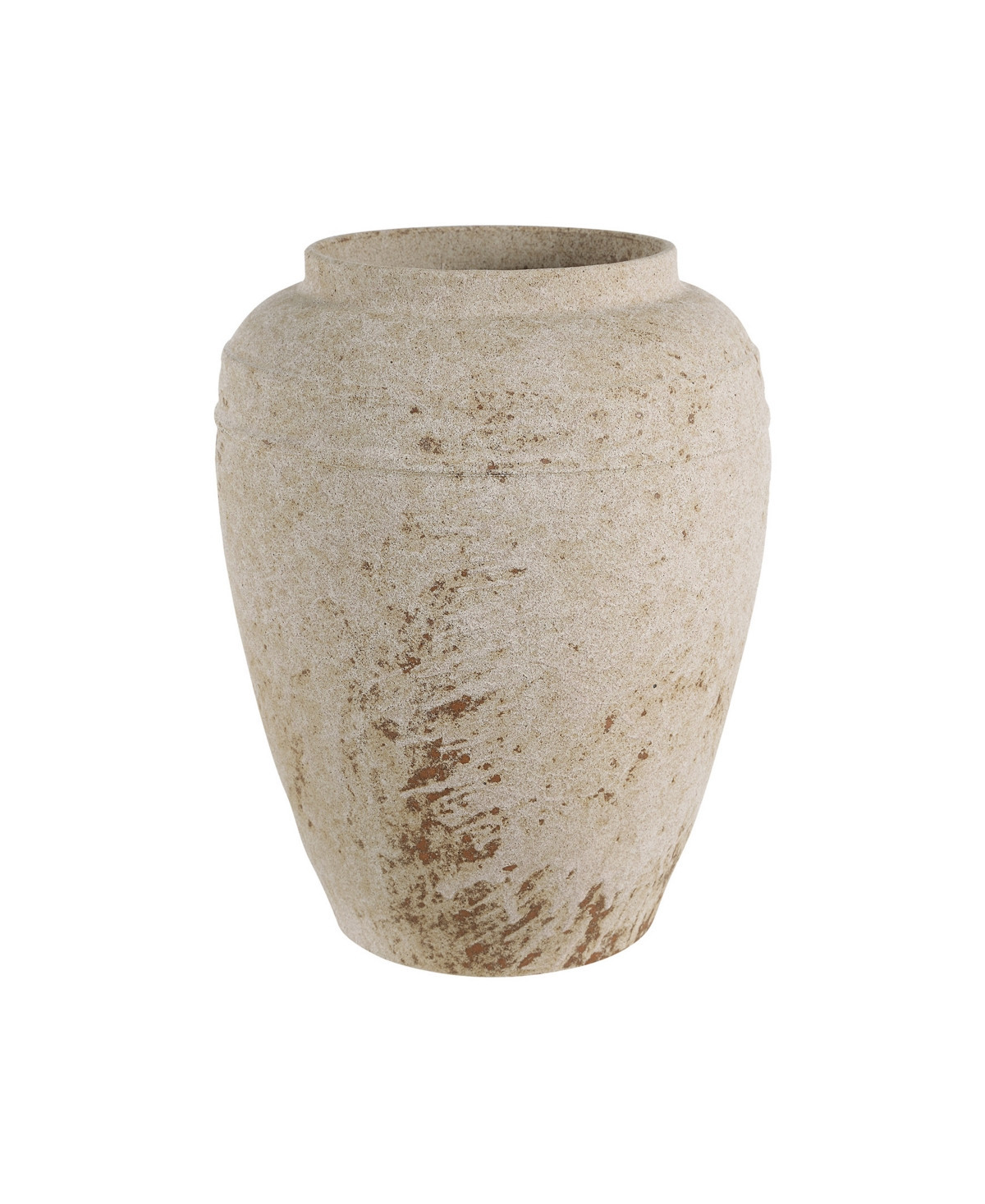 Ren Wil Beckton 9.5" Decorative Vase - Antique Beige | Macy's
