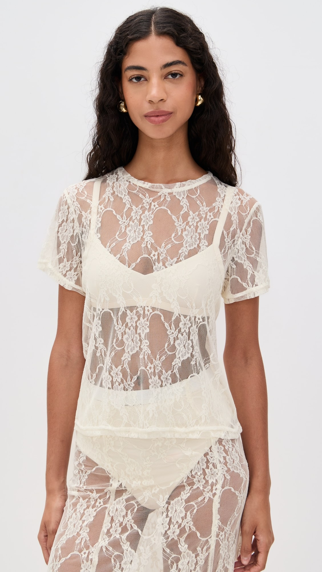 Lace Tee | Shopbop