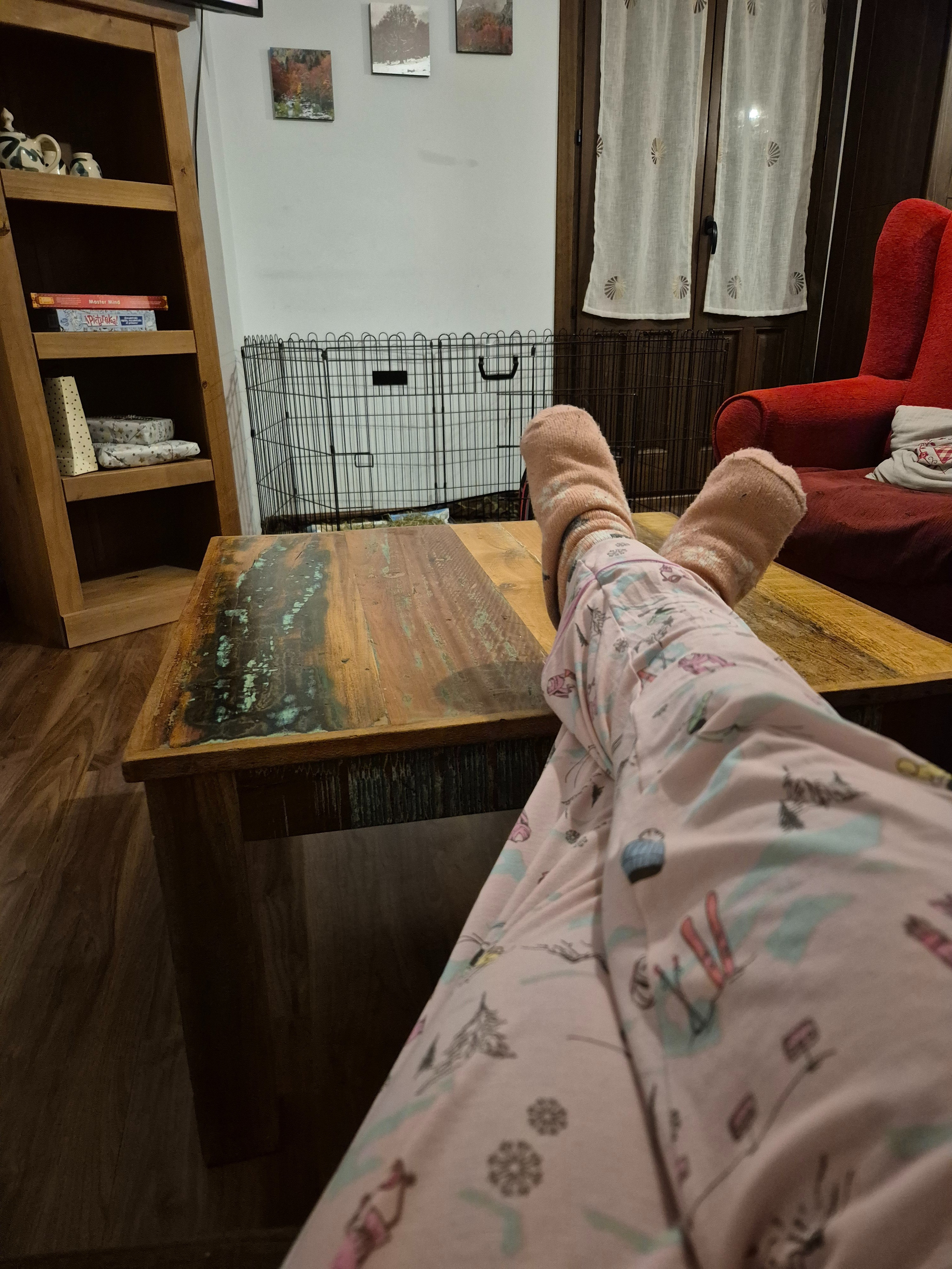 Petite friendly pink winter pyjama with mountain design and wearing it in our booked appartment in Spanish mountains in Ansó.

#LTKPetite #LTKTravel #LTKMidsize