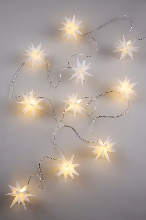 Stargazer Moravian Star String Lights | Anthropologie (US)