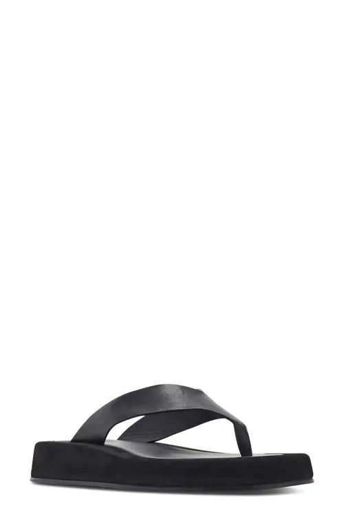 The Row Ginza Flip Flop in Black at Nordstrom, Size 38 | Nordstrom