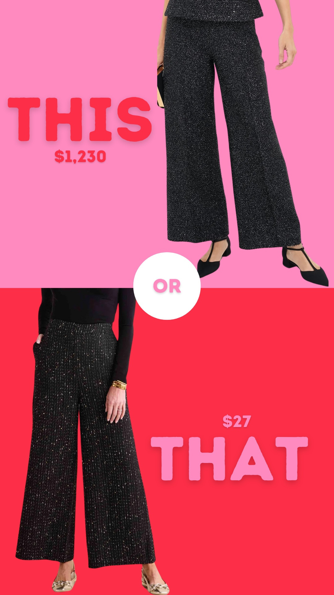 this or that tweed pants … 

#LTKSeasonal #LTKStyleTip #LTKFindsUnder50