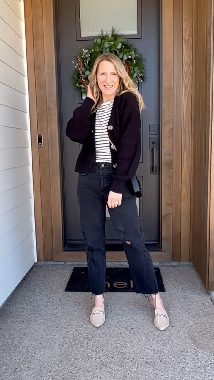 I love this basic stripe tank from H&M! Today I’m hearing it with a basic, H&M, Cardigan, and high waisted agolde Denim distressed jeans. #AHM #Agolde #StripedTop

#LTKstyletip #LTKunder100 #LTKFind