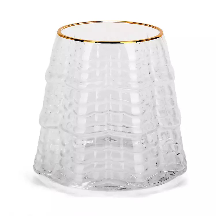 Figural Christmas Tree Drinking Glass | Kirklands Home | Kirklands