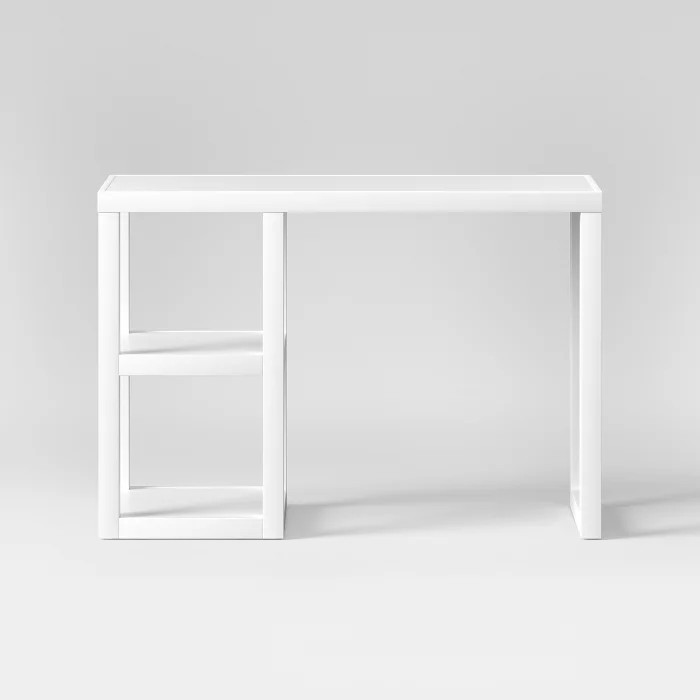 Wood Writing Desk with Storage - Threshold™ | Target