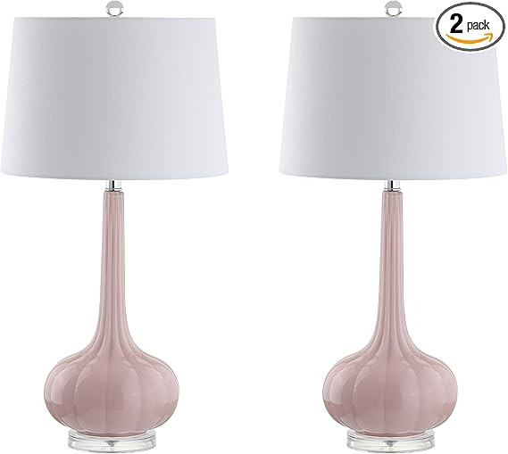 JONATHAN Y JYL1079A-SET2 Bette 28.5" Glass Teardrop LED Lamp Contemporary,Transitional for Bedroo... | Amazon (US)