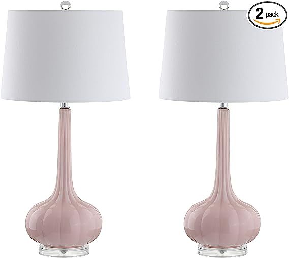JONATHAN Y JYL1079A-SET2 Bette 28.5" Glass Teardrop LED Lamp Contemporary,Transitional for Bedroo... | Amazon (US)