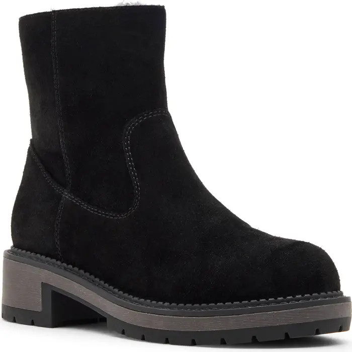 Blondo Nikkie Waterproof Suede Faux Fur Lined Boot (Women) | Nordstromrack | Nordstrom Rack