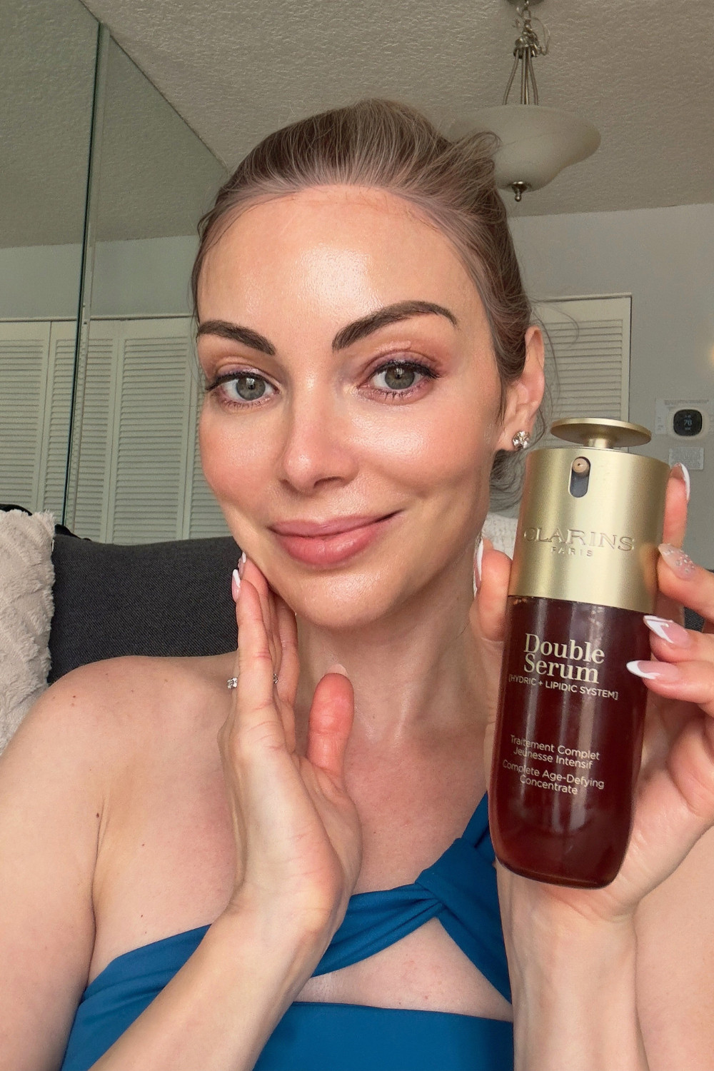 Upgrade your skincare routine the luxe (and effective) way ✨💖 with Clarins Double Serum anti aging face serum with 24H hydration! Designed to help smooth fine lines, boost radiance, and deeply hydrate skin, it leaves your complexion looking fresher and more youthful 🌿👀. Perfect for daily use when you want glowing skin that feels nourished all day long 👀✨. Trust me, this is one beauty step you’ll keep reaching for 💕

#clarins #faceserum #antiaging #skincareessentials #beautyfinds #hydratedskin #radiantskin #skincareroutine #beautyessentials #smoothskin #selfcare #skingoals #beautyinspo #dailyskincare #ltkbeauty #ltkfinds #beautycare #glowup #healthyskin #luxurybeauty #skincarelover #musthave #24hhydration 

 