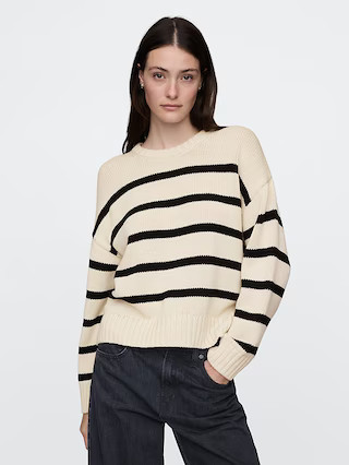 100% Cotton Relaxed Sweater | Gap (CA)