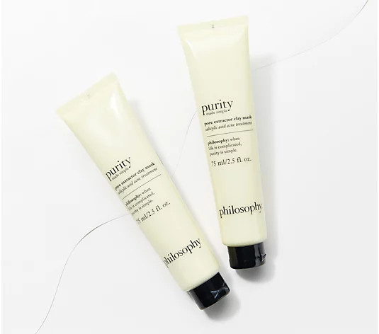 philosophy pore extractor clay mask 2.5oz duo - QVC.com | QVC