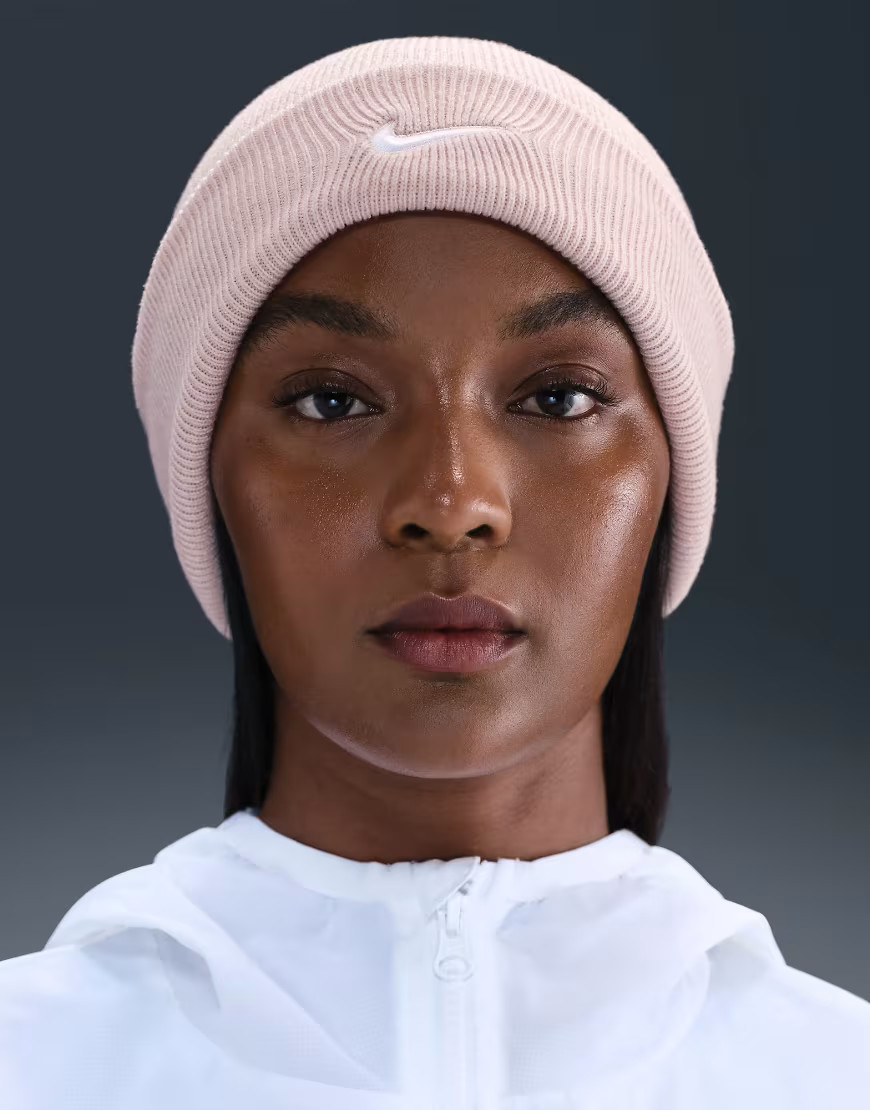 Nike Peak beanie in pink | ASOS (Global)