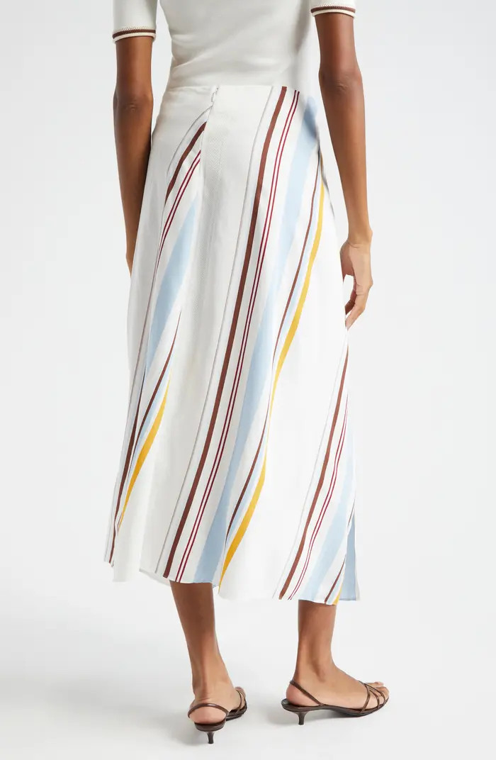 Clara Variegated Stripe Midi Skirt | Nordstrom