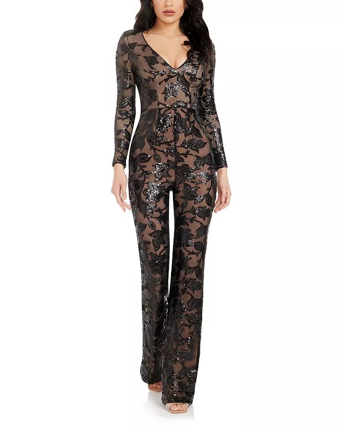 Dress the Population Carson Sequin Jumpsuit  Women - Bloomingdale's | Bloomingdale's (US)