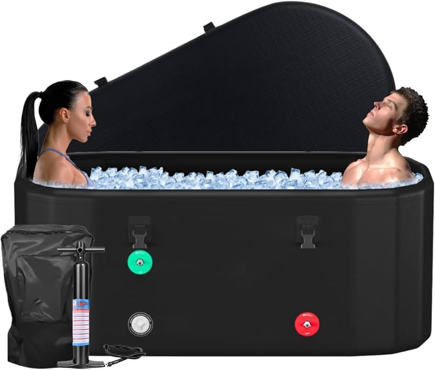HotMax XXL Drop Stitch Ice Bath Tub for Recovery 216 Gal, Compatible with Water Chillers, Cold Pl... | Amazon (US)