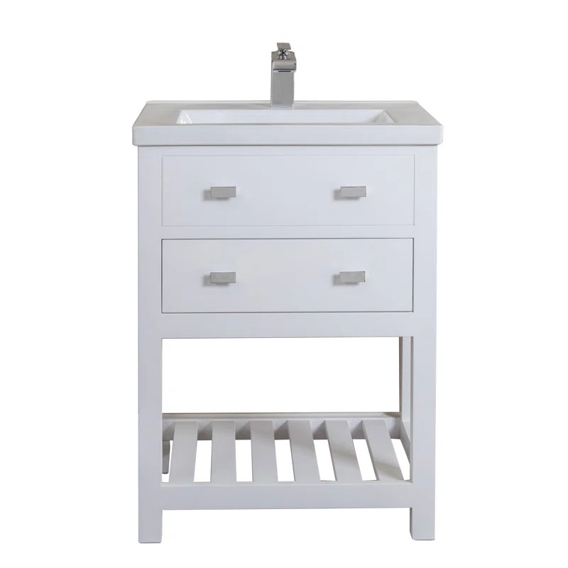 Caitlyn Knighten Modern 24" Single Bathroom Vanity Set | Wayfair North America