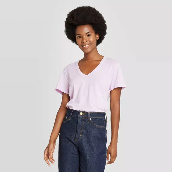 Women's Short Sleeve V-Neck T-Shirt - Universal Thread™ | Target