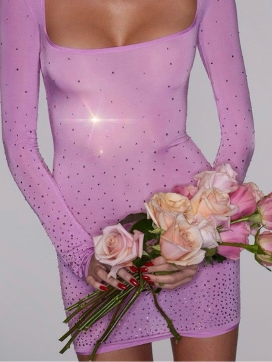 Skims jelly sheer Rhinestone dress
Size L | Poshmark