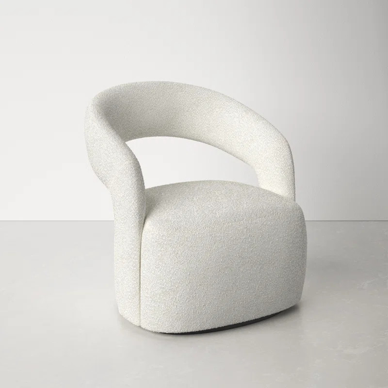 Teo Upholstered Swivel Club Chair | Wayfair North America