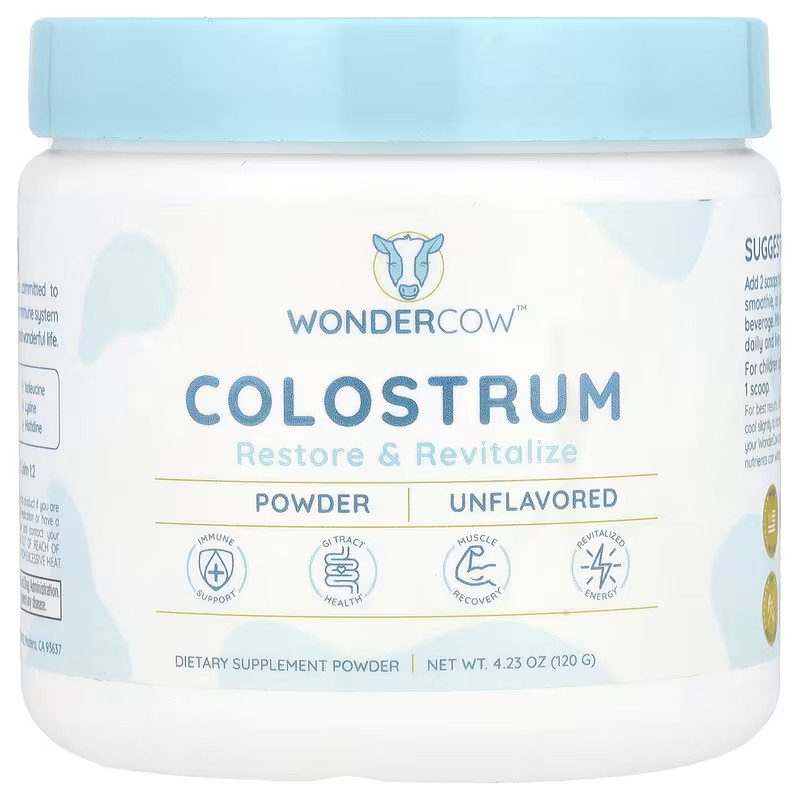Colostrum Powder, Unflavored, 4.23 oz (120 g) | iHerb