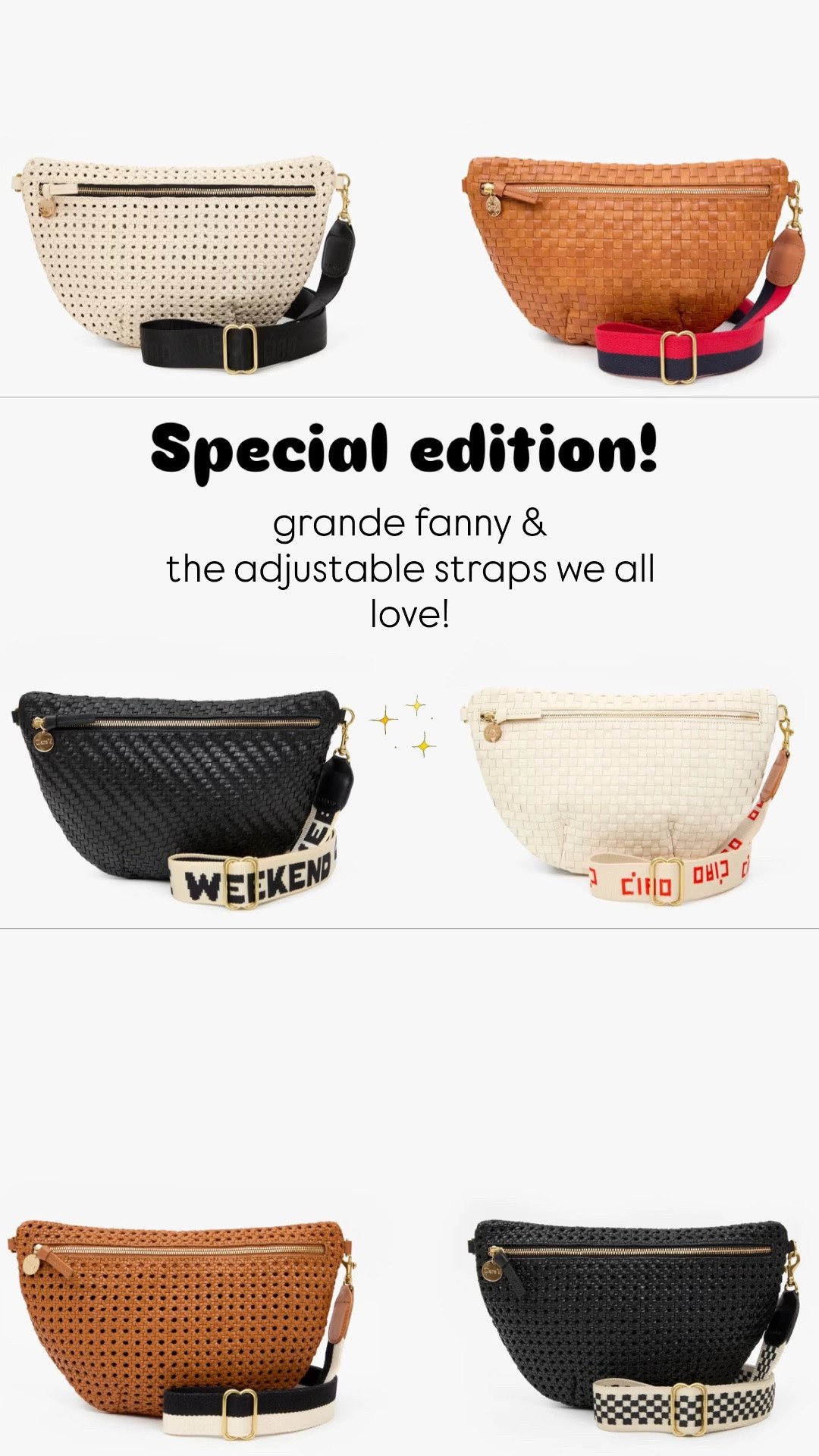 Special edition!! 
Just released - grande fanny & the adjustable straps!! A perfect combo.

#LTKmomlife #LTKOver40 #LTKSeasonal