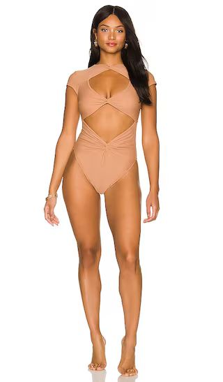 Aluna One Piece in Nude | Revolve Clothing (Global)