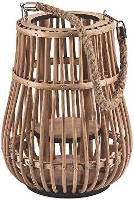 Fun Express Rattan Natural Lantern with Handle - Wedding and Home Decorations | Amazon (US)