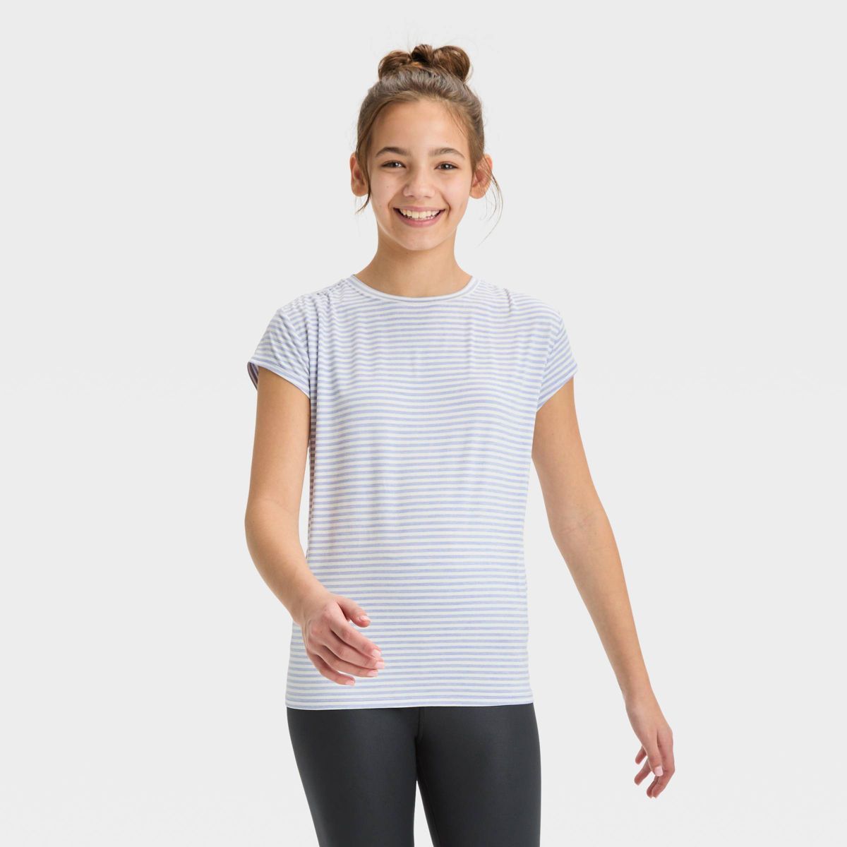 Girls' Short Sleeve Studio T-Shirt - All In Motion™ | Target