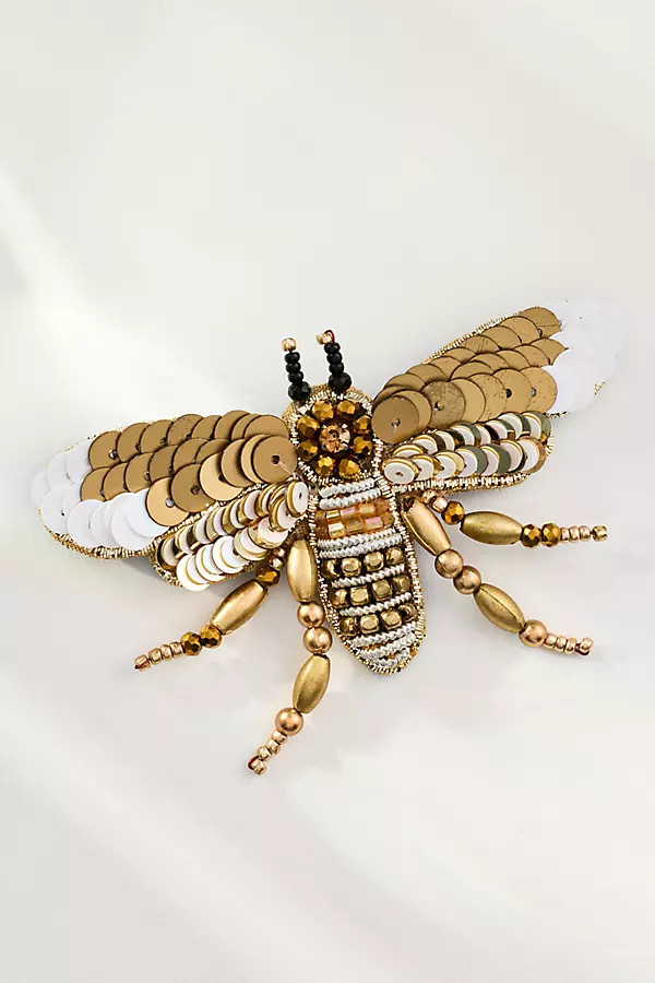 Beaded Garden Brooch | Anthropologie (US)
