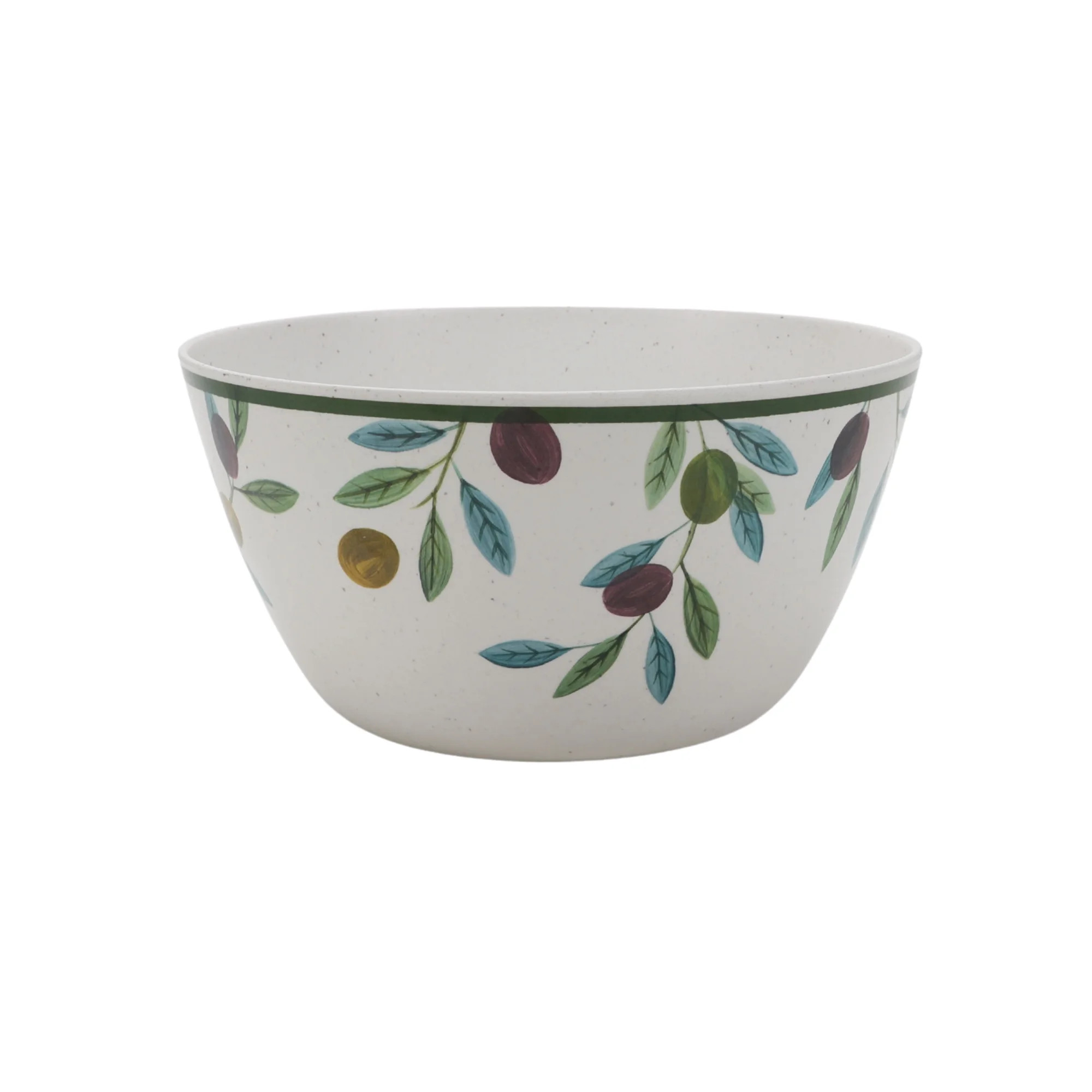 Better Homes and Gardens Bamboo Melamine Salad Serve Bowl Set with Acacia Wood Lid & Utensils, Ol... | Walmart (US)
