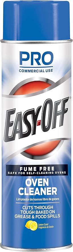 Easy-Off Fume Free Oven Cleaner Spray, Lemon, 24oz, Removes Grease | Amazon (US)