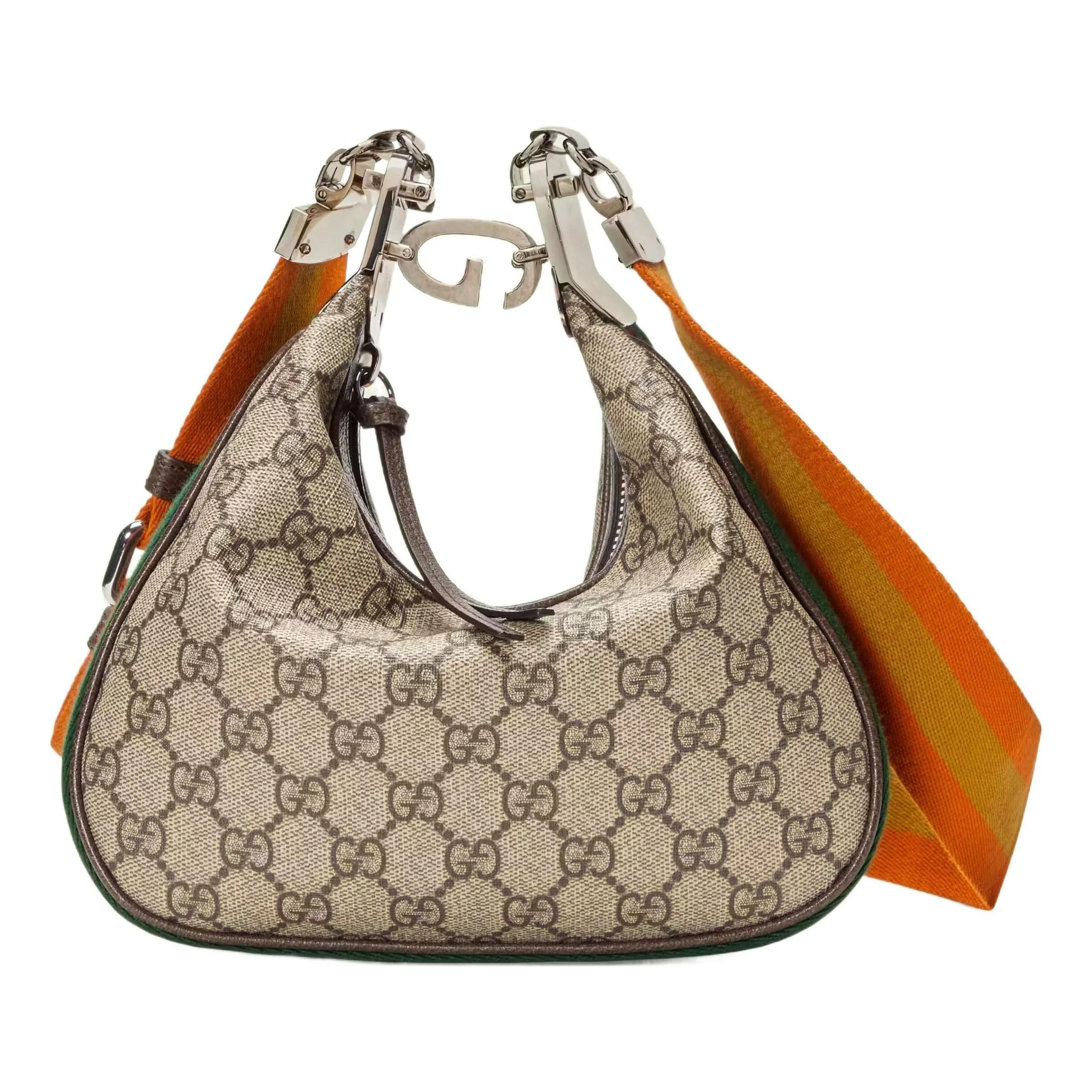 (WMNS) Gucci Attache Small Shoulder Bag 'Beige Yellow' | KICKS CREW