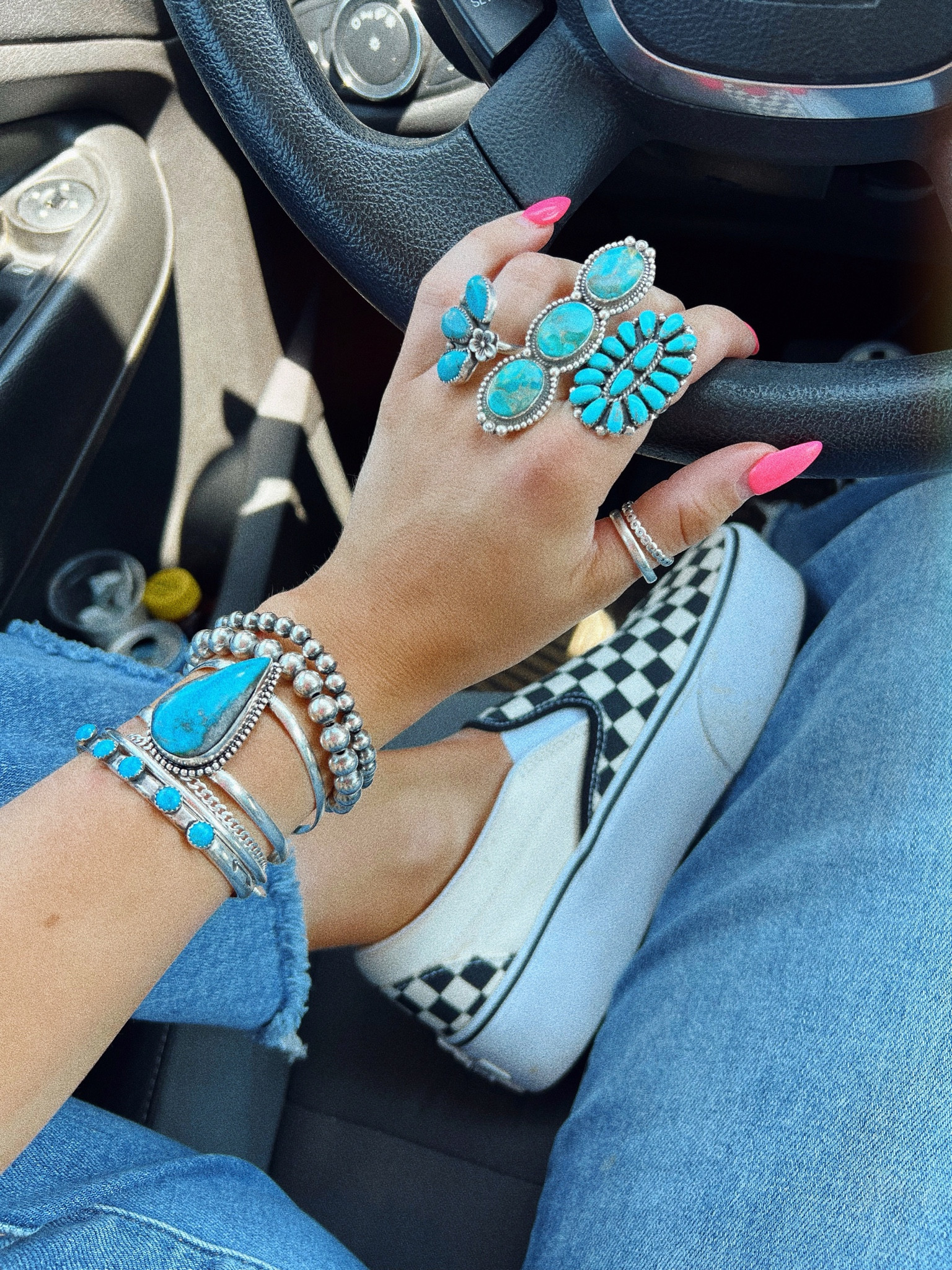 turquoise jewlz 🦋
#westernfashion #turquoisejewelry