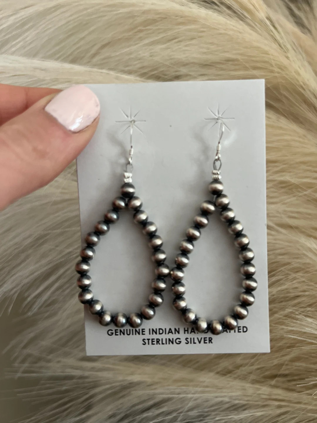 Genuine Sterling Silver Navajo Pearl Earrings - Etsy | Etsy (US)