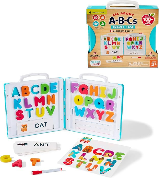 Chuckle & Roar - All About A-B-C's Travel Case - On The Go Learning - Great for Preschoolers - Ag... | Amazon (US)