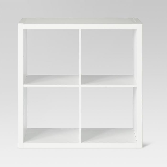 13&#34; 4 Cube Organizer Shelf White - Threshold&#8482; | Target