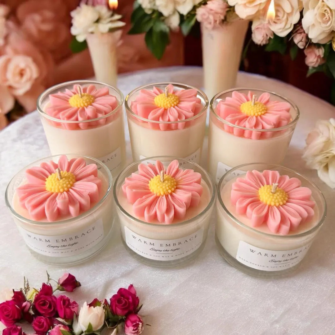 Daisy Candle – Handmade Soy Candle | Custom Party Favors, Bridal Shower Gifts, Baby Shower Cand... | Etsy (US)