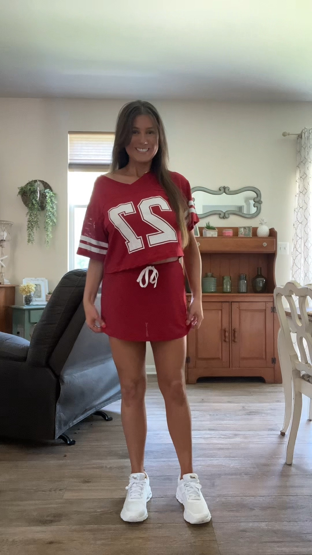 Football season is fast approaching! 🏈 Game day jersey + skort set available in 4 colors @ Walmart. 

Set: small

#LTKActive #LTKSeasonal #LTKootd